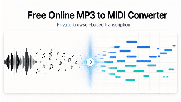 Screenshot of MP3 to MIDI