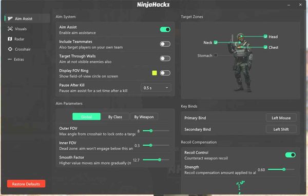 Screenshot of NinjaHackz