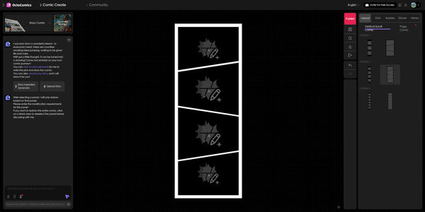Screenshot of OctoComics