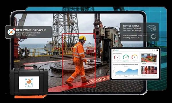 Screenshot of Offshore Vessel & Drillship Monitoring Solution