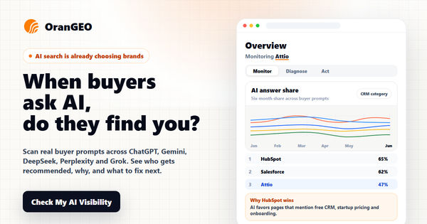 Screenshot of OranGEO