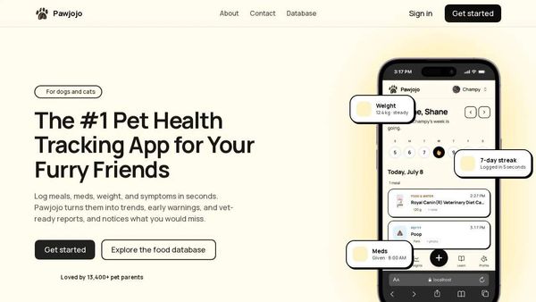 Screenshot of Pawjojo