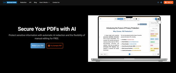 Screenshot of Pdf Redaction