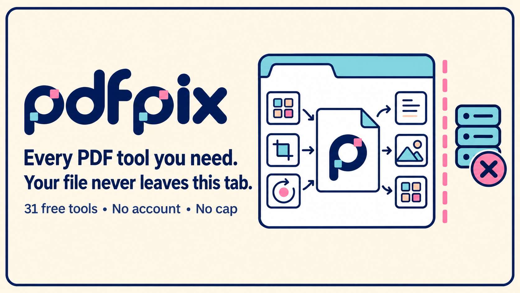 Screenshot of pdfpix