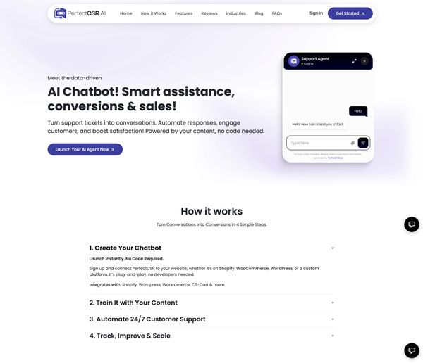 Screenshot of PerfectCSR