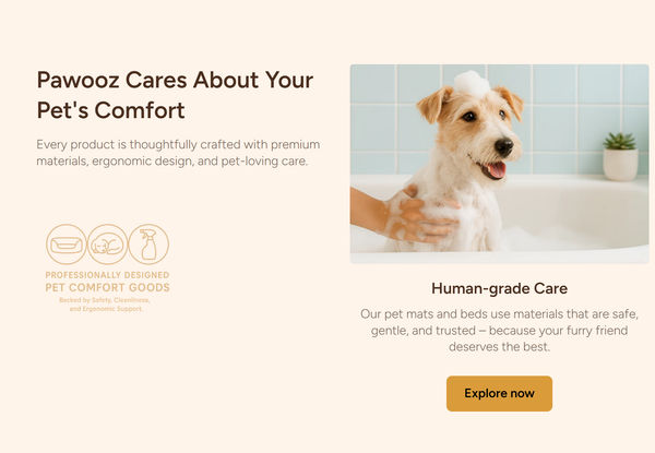 Screenshot of Pet Supplies E-Commerce