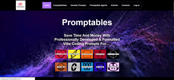 Screenshot of Promptables