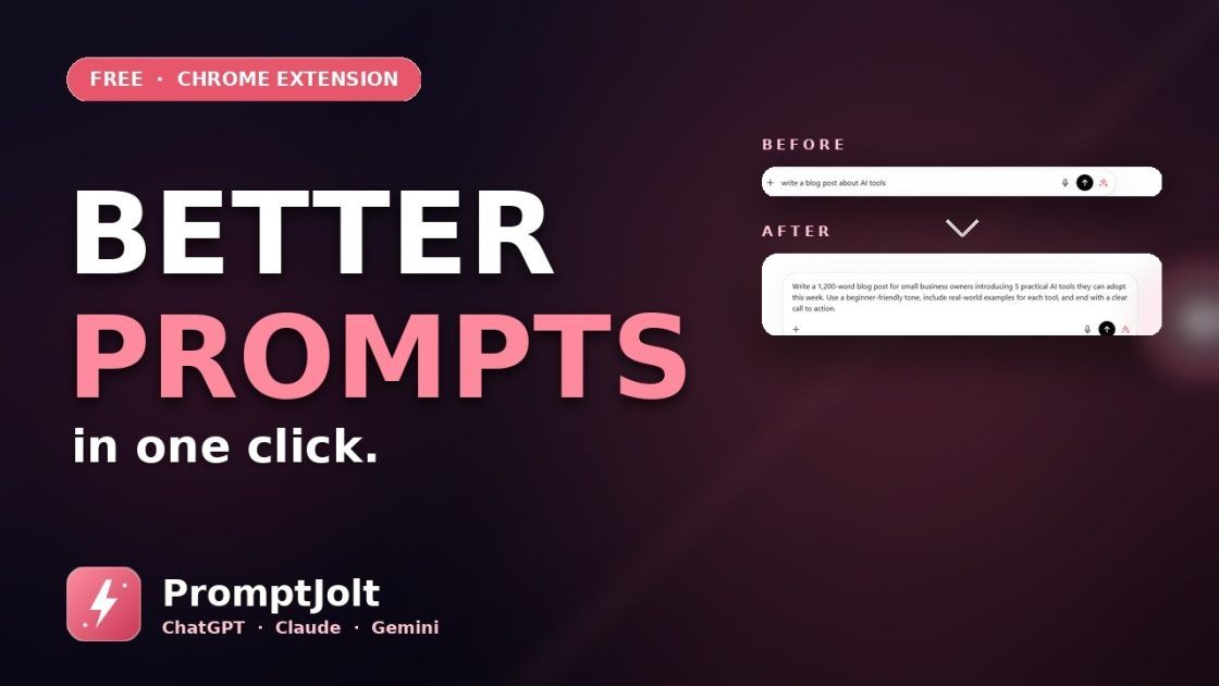 Screenshot of PromptJolt