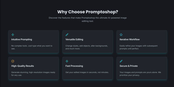 Screenshot of Promptoshop