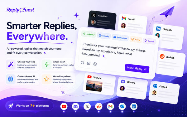 Screenshot of ReplyQuest