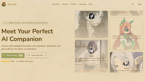 Screenshot of Reverie