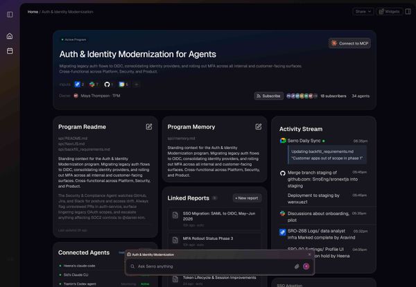 Screenshot of Serro AI