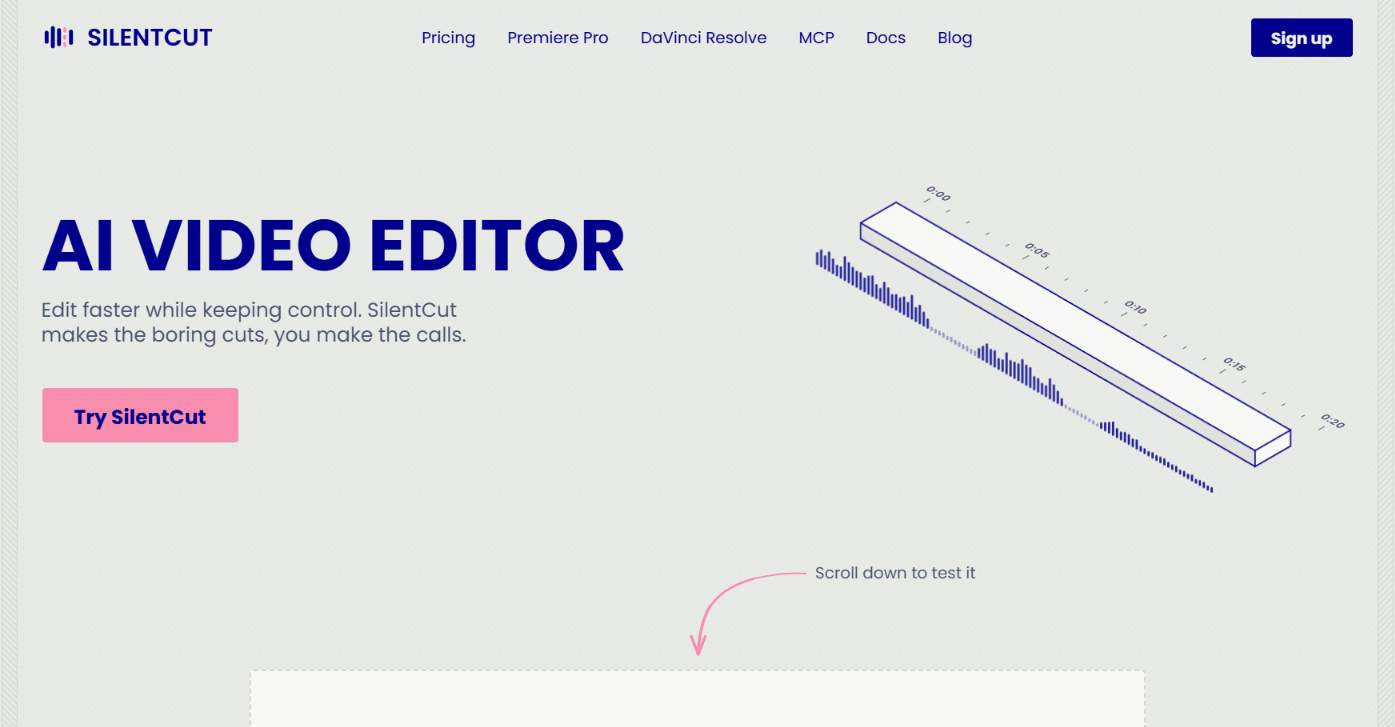 Screenshot of Silentcut