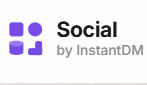 Screenshot of Social by InstantDM