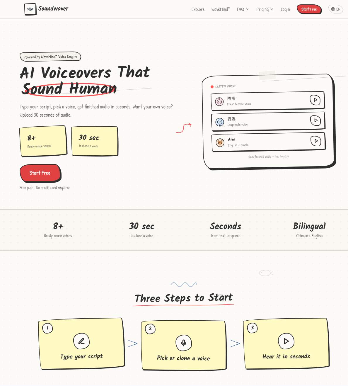 Screenshot of Soundwaver