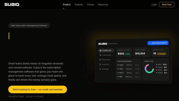 Screenshot of Subiq