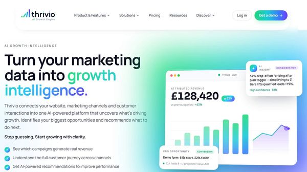 Screenshot of Thrivio