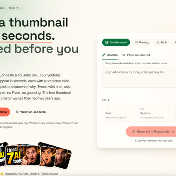 Screenshot of ThumbnailMake