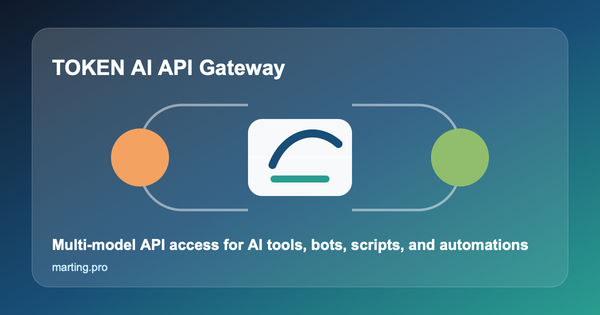 Screenshot of TOKEN AI API Gateway