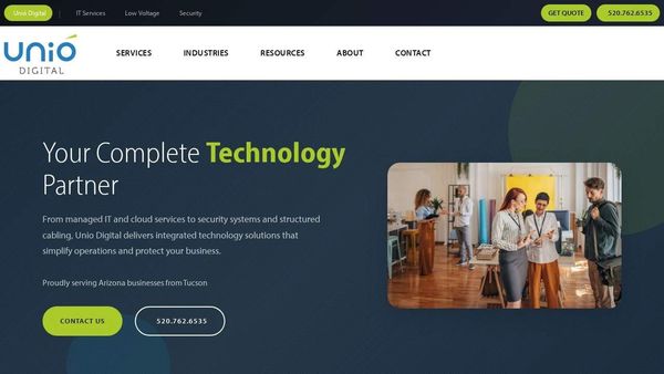 Screenshot of Unio Digital