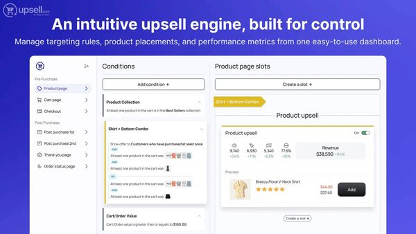 Screenshot of Upsell.com