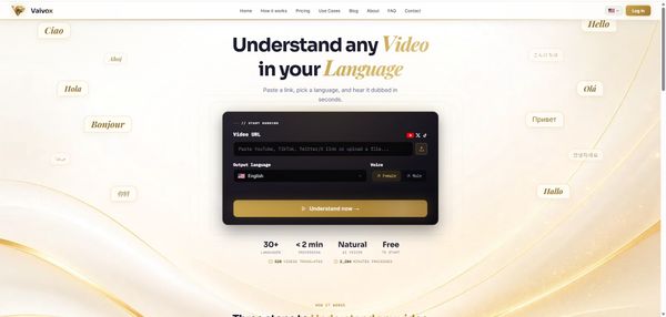 Screenshot of vaivox
