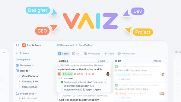 Screenshot of Vaiz