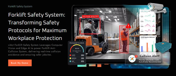 Screenshot of viAct - Forklift Safety System