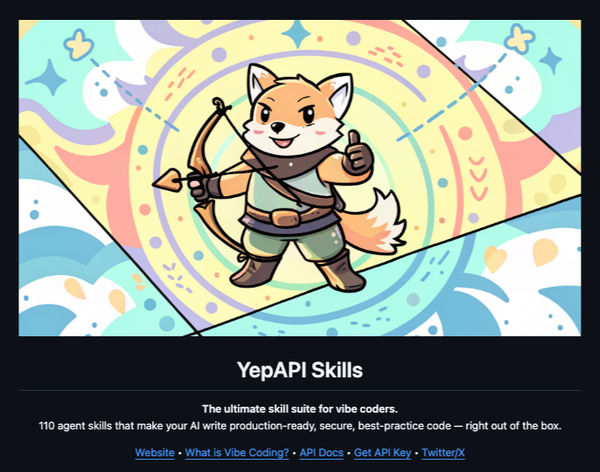 Screenshot of Vibe Coding Agent Skills