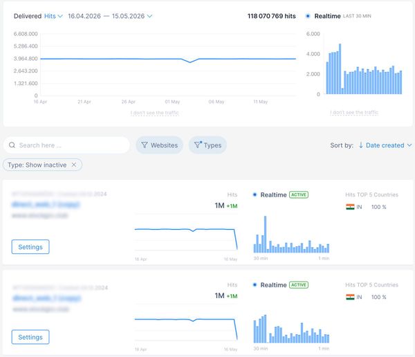 Screenshot of VisitorBoost