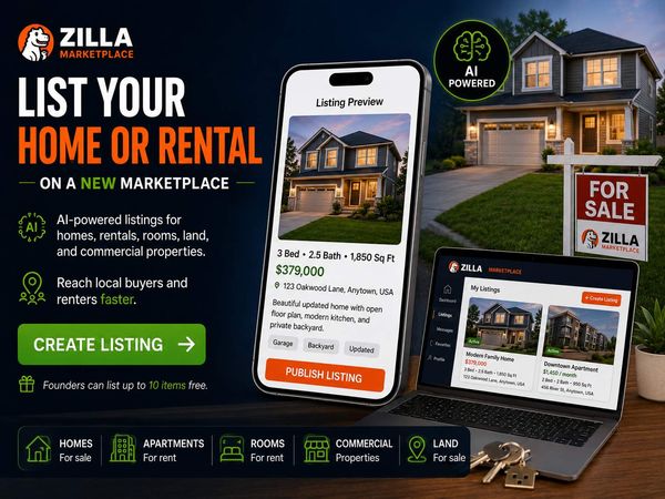 Screenshot of Zilla Marketplace