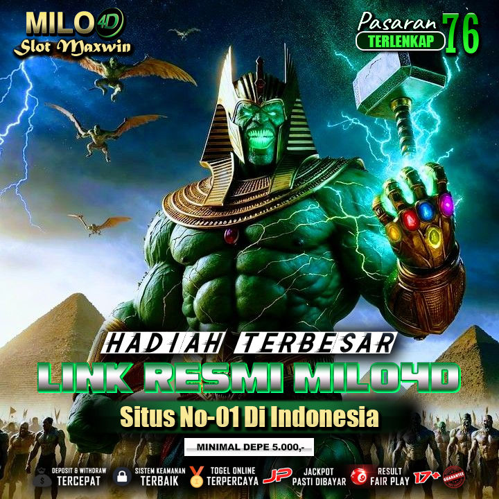 MILO4D – Togel Online Resmi & Terpercaya, Sistem Aman dan Mudah JP