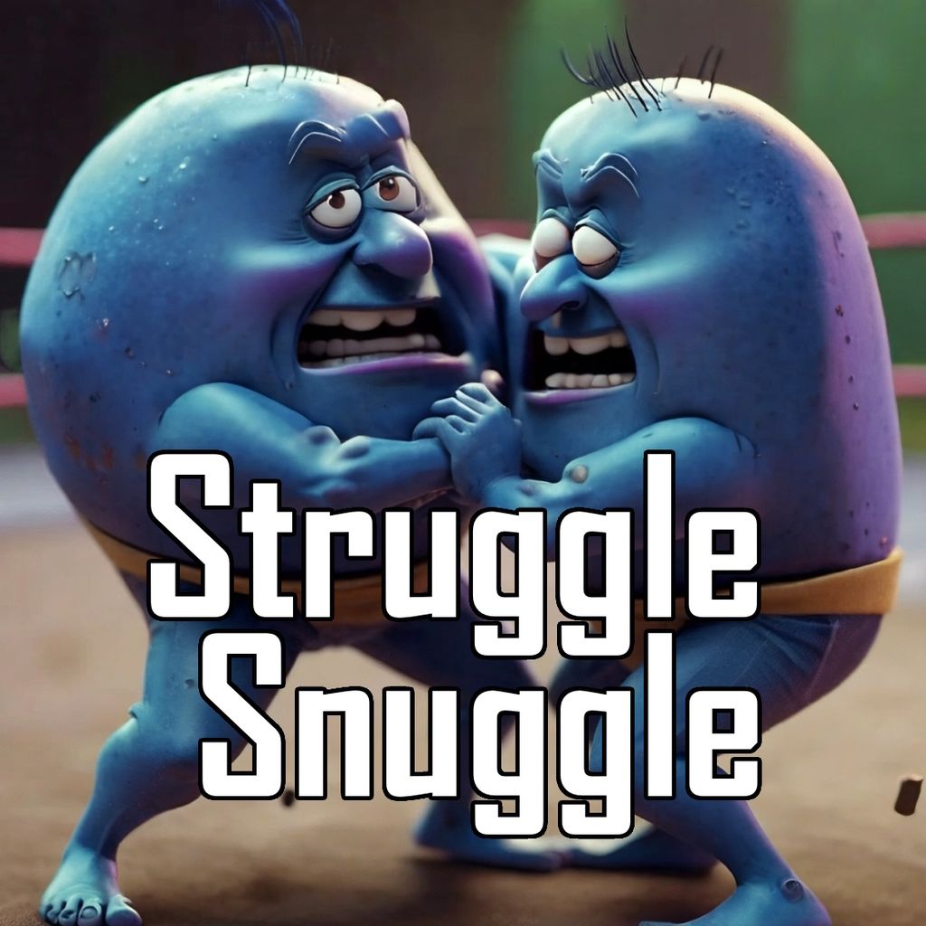 A visualization of the menu item "Struggle Snuggle"