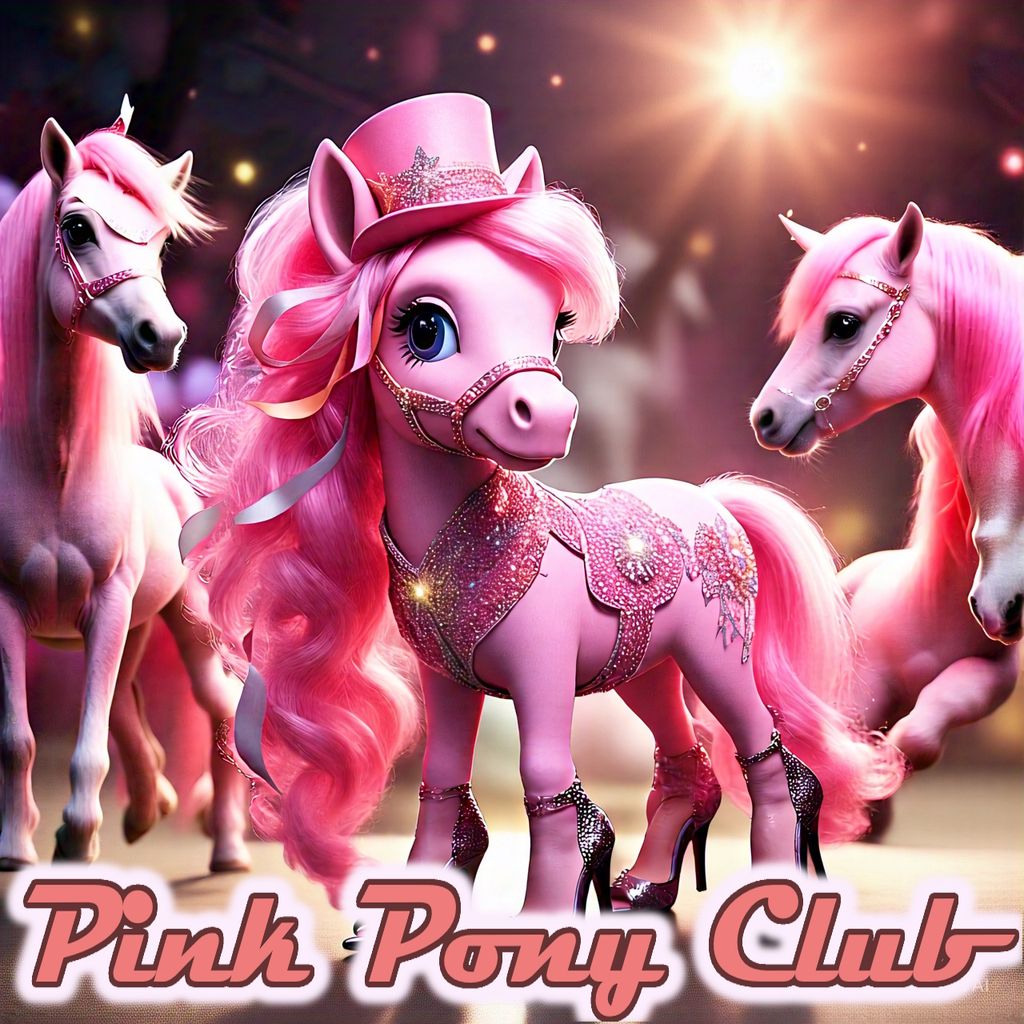 A visualization of the menu item "PINK PONY CLUB"