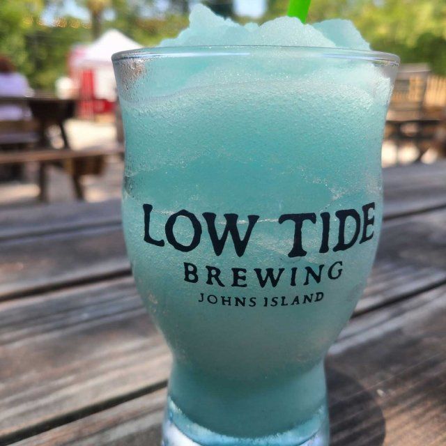 A visualization of the menu item "Blue Quencher"