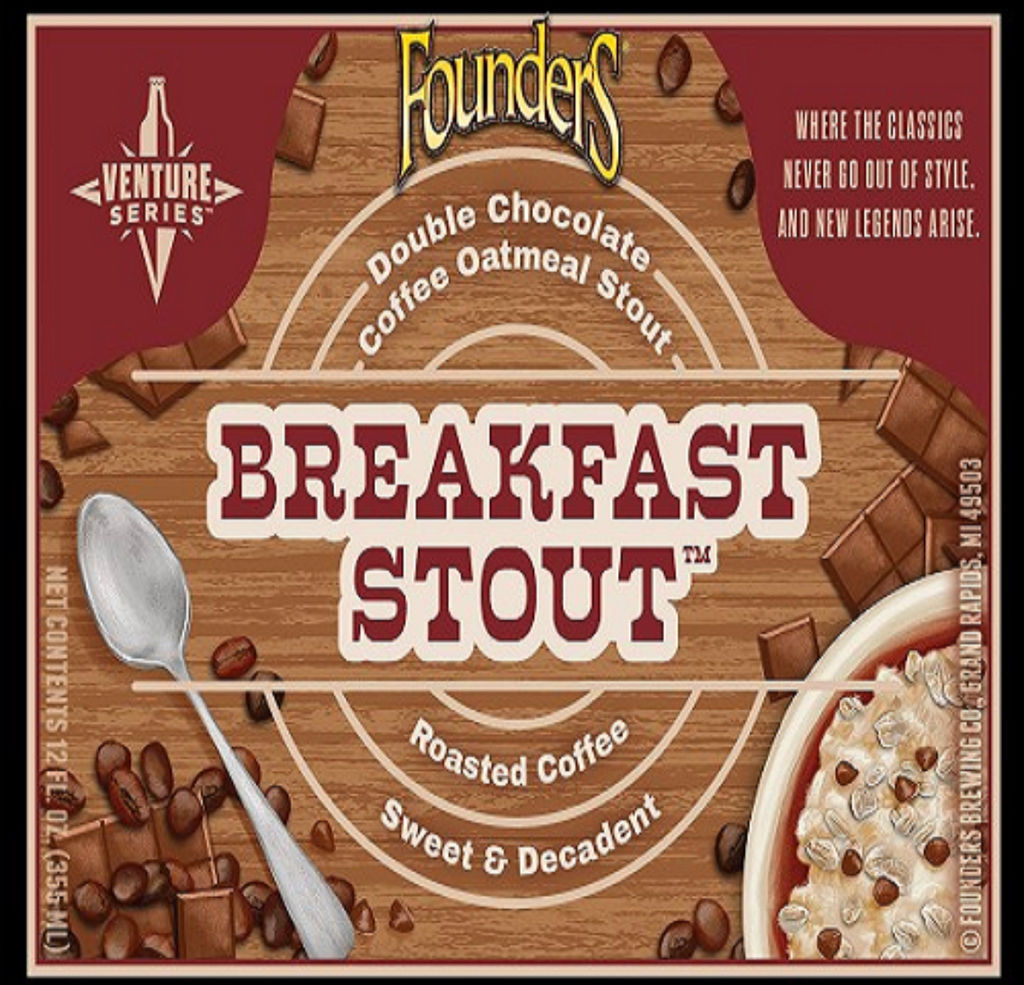 A visualization of the menu item "Breakfast Stout"