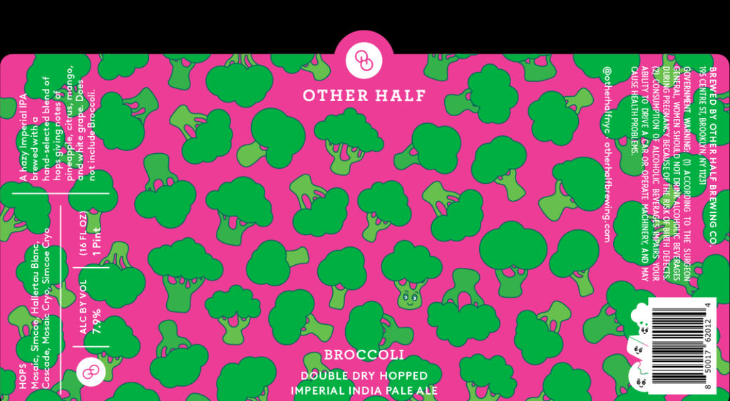 A visualization of the menu item "Broccoli"