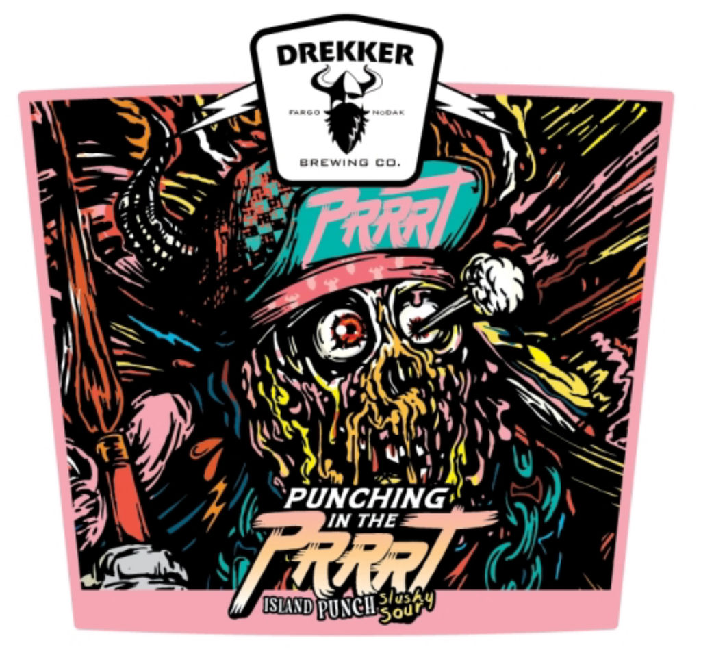 A visualization of the menu item "Punching in the PRRRT"