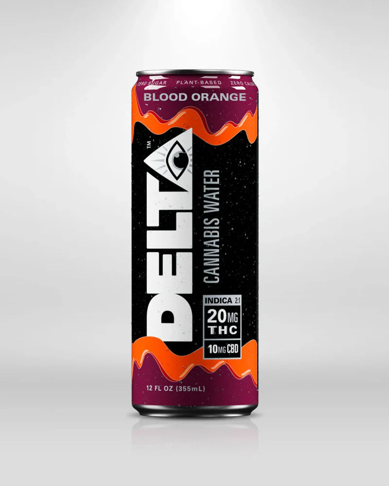 A visualization of the menu item "Delta Blood Orange"