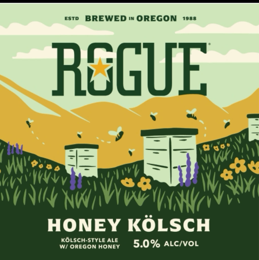 A visualization of the menu item "Honey Kolsch"