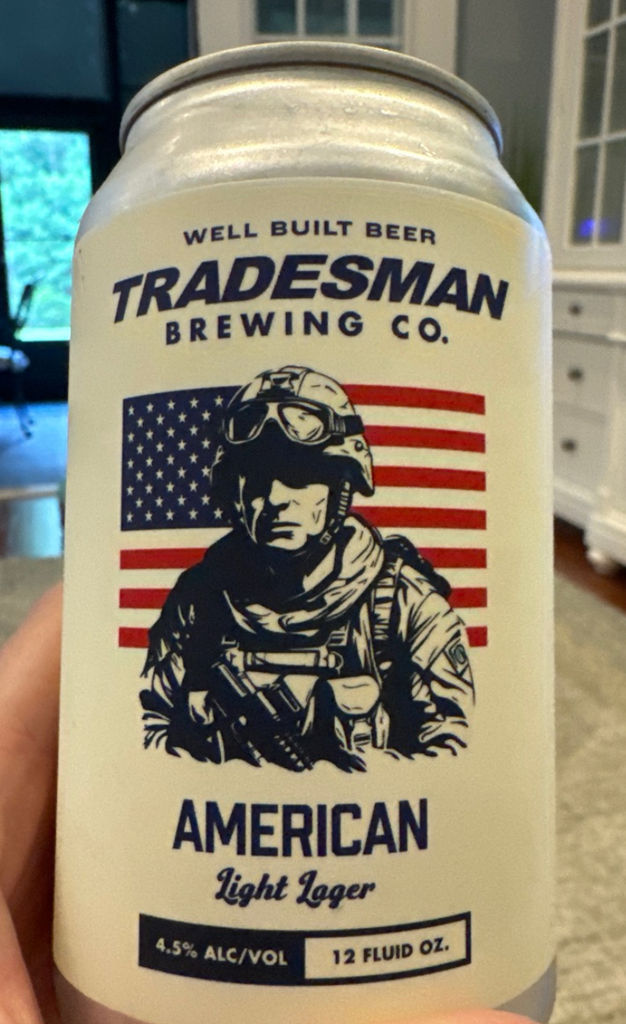 A visualization of the menu item "American Light Lager"
