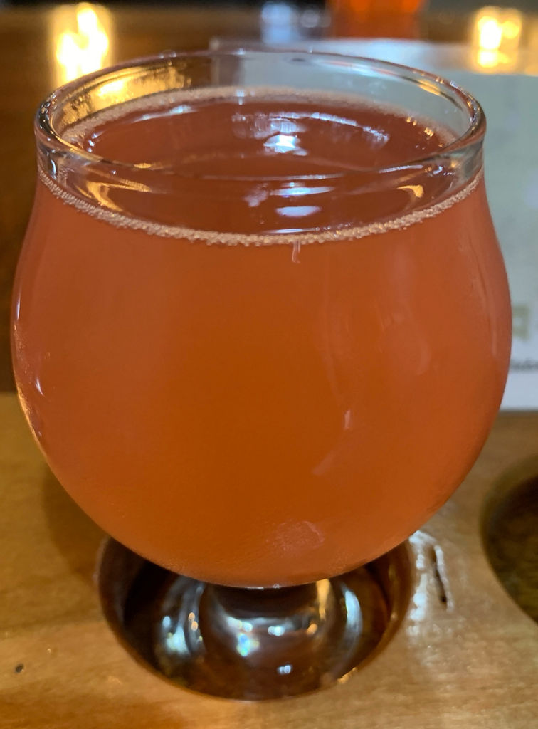 A visualization of the menu item "Blushin Bubbles"