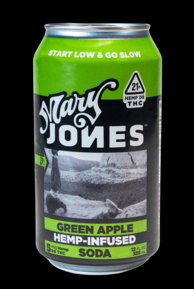 A visualization of the menu item "Green Apple"
