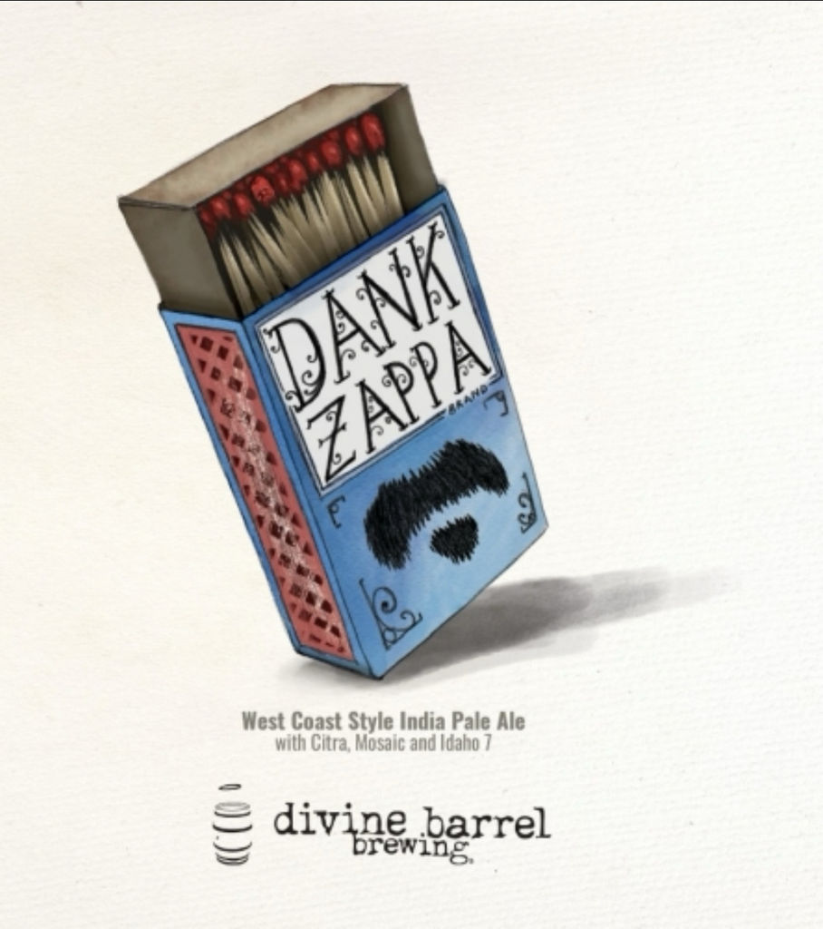 A visualization of the menu item "Dank Zappa"