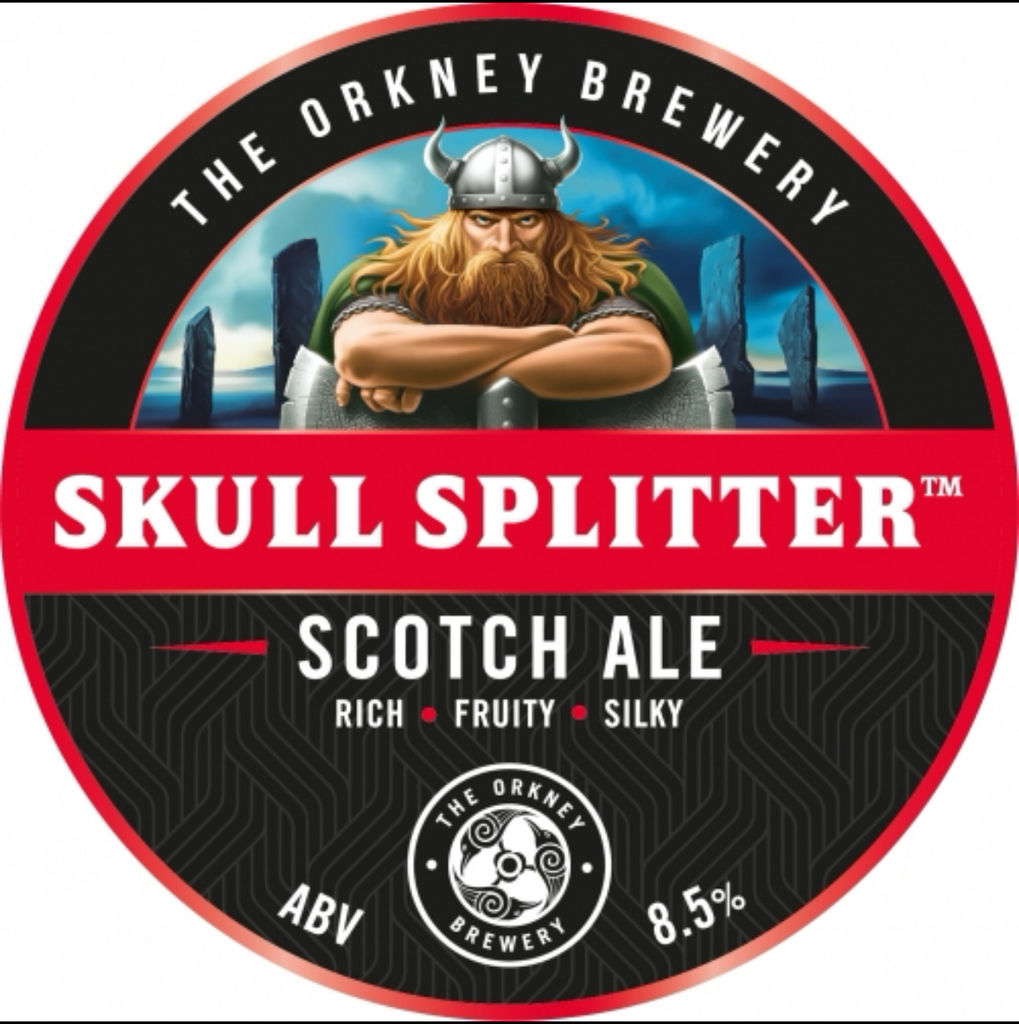 A visualization of the menu item "Skull Splitter"