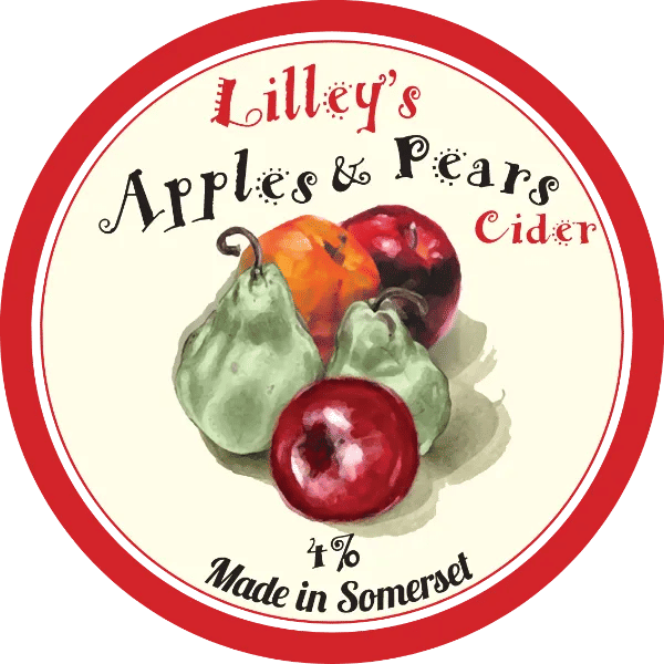 A visualization of the menu item "H. Apples & Pears"