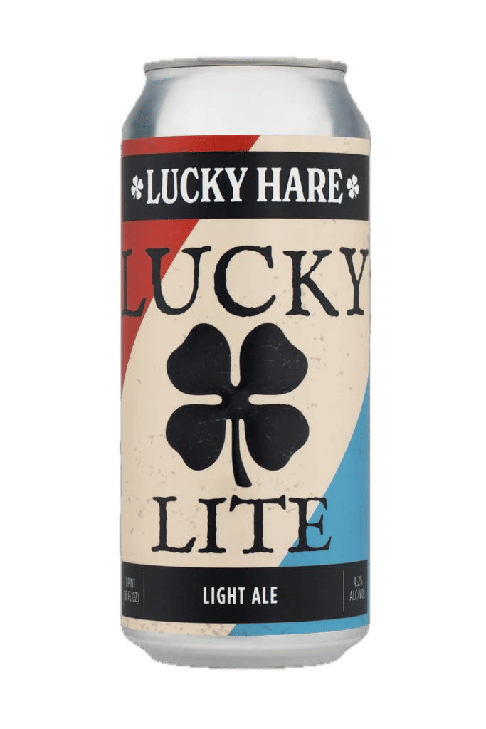 A visualization of the menu item "Lucky Lite"