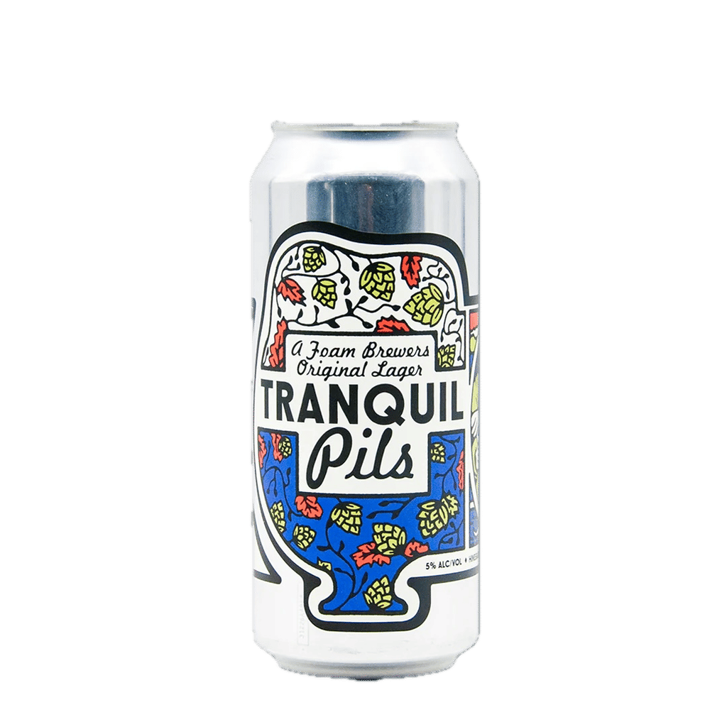 A visualization of the menu item "Tranquil Pils"