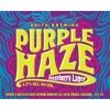 A visualization of the menu item "Purple Haze"