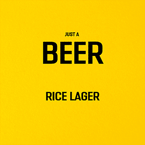 A visualization of the menu item "Just a Beer"